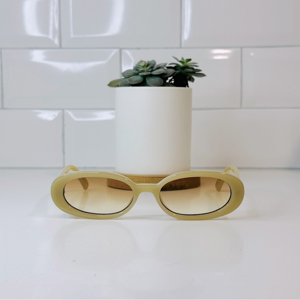 Le Specs Outta Love Sunglasses in taupe
